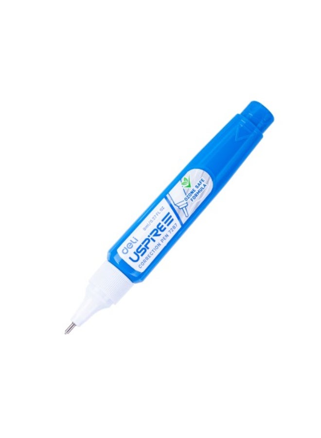 ديلي قلم تصحيح دلي للمكتب سائل تصحيح أبيض سريع الجفاف مع طرف دقيق - Image 1